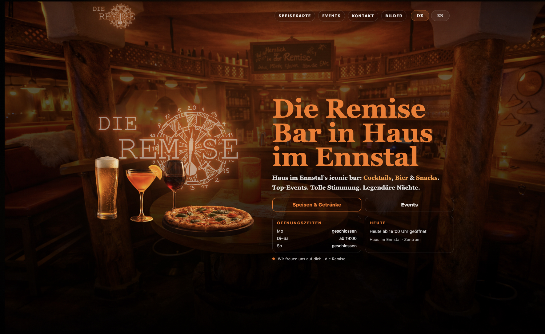 Remise Pub – Website – Red Onion Studios