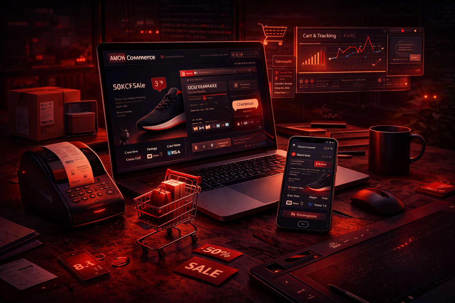 Webshop & E-Commerce Entwicklung: WooCommerce, Checkout, Tracking & SEO – Red Onion Studios